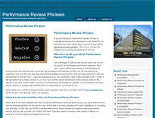 Tablet Screenshot of performancereviewphrases.net